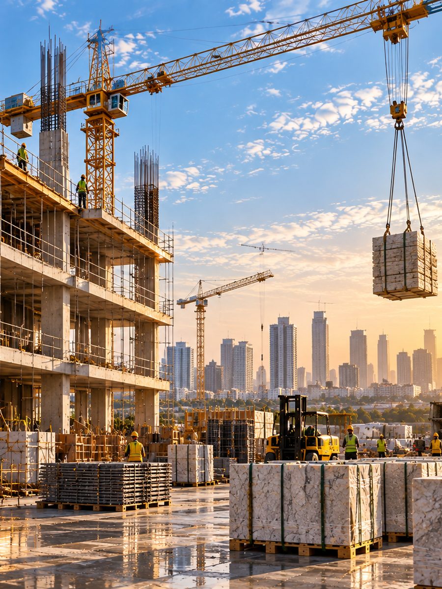 Construction — Residential, commercial and renovation work — costed, scheduled and de